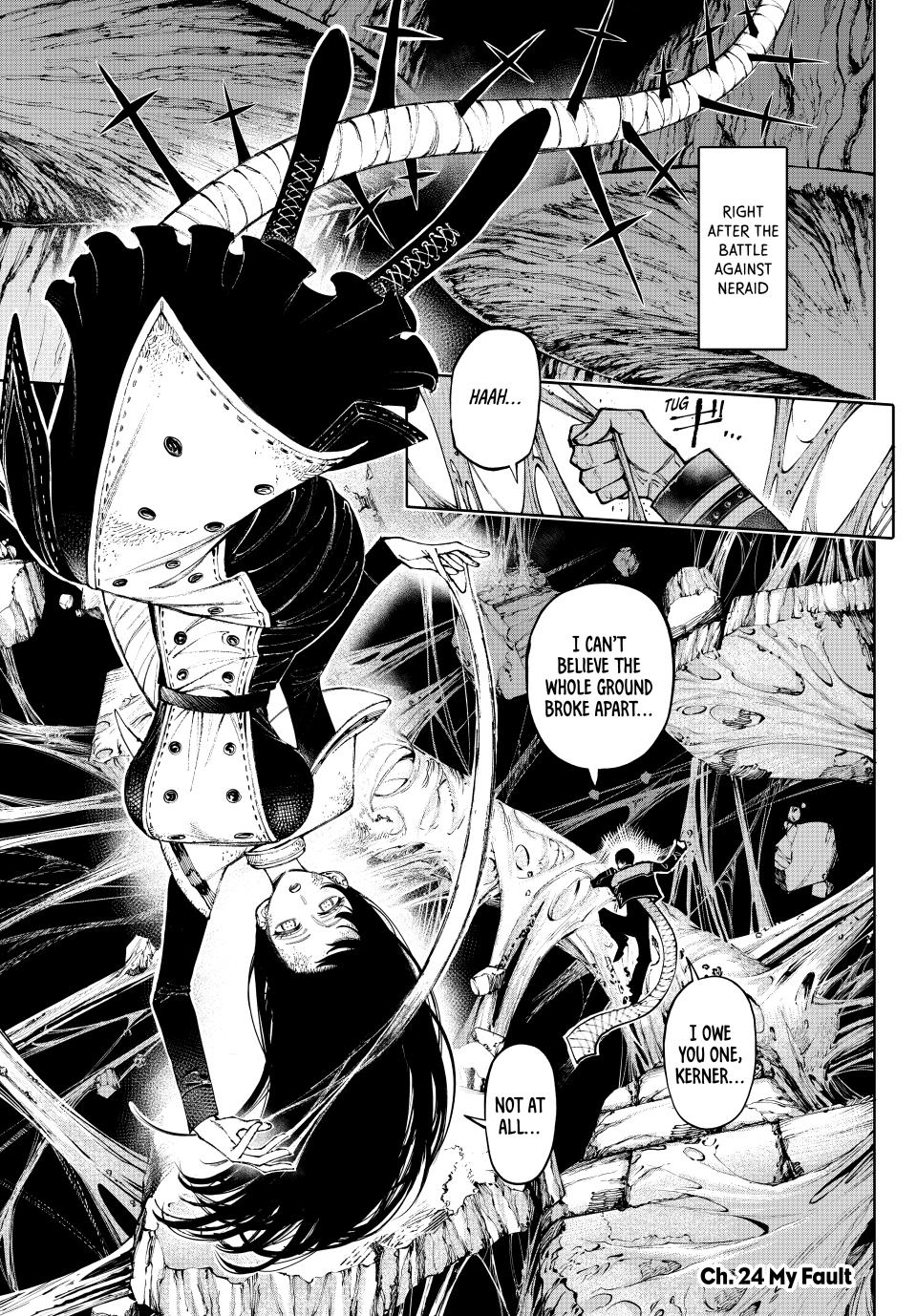Galaxias Manga Chapter 24 page 1 - My Fault scene