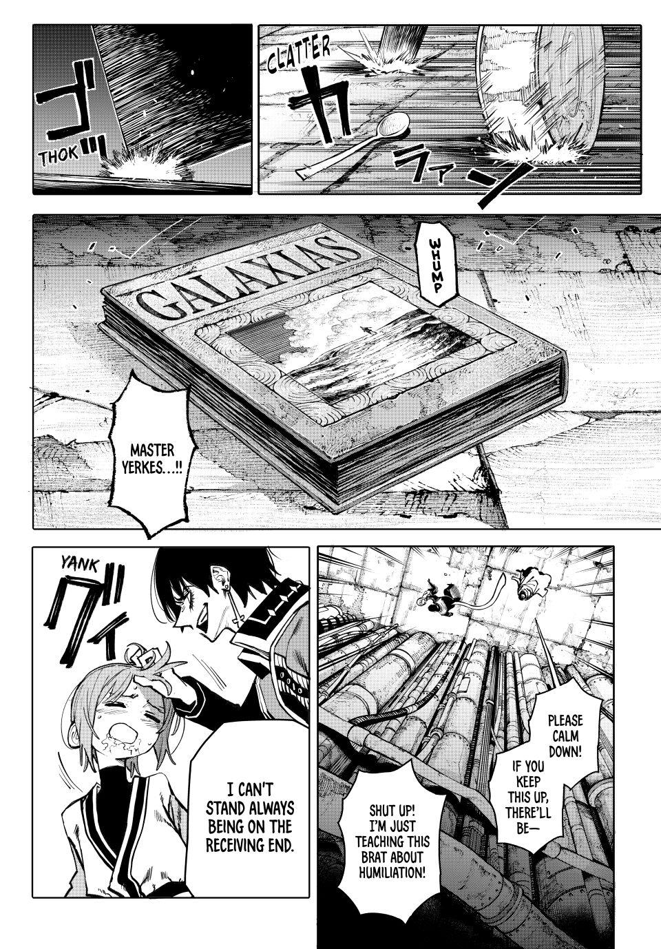 Galaxias Manga Chapter 29 page 12 - Playing Adventurer scene